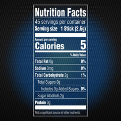 5 GUM Peppermint Cobalt bulk pack side view compact bulk option for travel