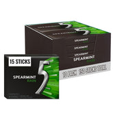 5 Gum Spearmint Rain icy breath on the go for instant fresh breath