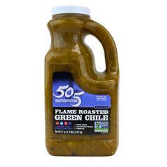 505 Southwestern Hatch Valley green chile salsa verde in a 72oz jar for quick meals
