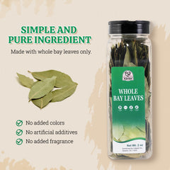 52USA Bay Leaves cooking ideas photo suggests flavor-ready additions for sauces and marinades.