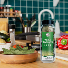 52USA Bay Leaves in stew, slow simmer delivers rich notes.