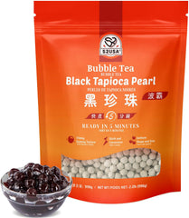 52USA Boba pearls bag front showing gluten-free cassava pearls for authentic chew