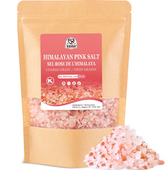 52USA Himalayan Pink Salt coarse crystal, vibrant grains for grinders and finishing seasoning.
