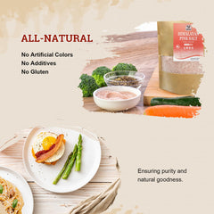 52USA Himalayan Pink Salt Fine crystal closeup highlighting natural pink hue for gourmet dishes