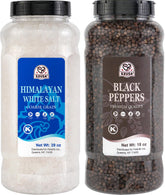 52USA Himalayan salt coarse bottle pour for easy seasoning.