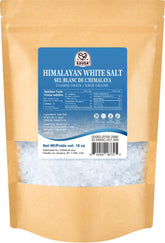 52USA Himalayan White Salt coarse-grain for grinder refills and seasoning.