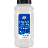 52USA Himalayan White Salt coarse crystals for grinder refills and everyday seasoning.