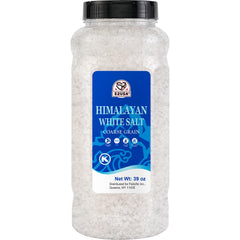 52USA Himalayan White Salt coarse crystals for grinder refills and everyday seasoning.