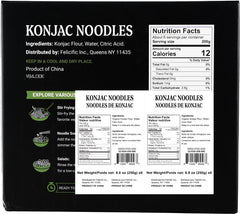 52usa Konjac Shirataki Noodles uncooked packet demonstrating slim, ready-to-use keto-friendly pasta
