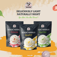 52USA Konjac Shirataki Spaghetti noodles versatile for light meals