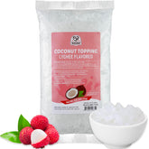 52USA Lychee Coconut Jelly bag showing ready-to-use packaging for premium toppings