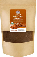 52USA Organic Ceylon Cinnamon Powder bottle with fresh aroma for baking.