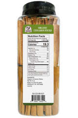 52USA organic cinnamon sticks whole show a pure, spice-forward flavor for desserts and sauces.