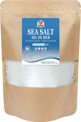 52USA sea salt coarse bottle shows premium, additive-free seasoning for home cooking.