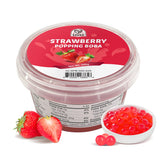 52USA Strawberry Popping Boba pack for refreshing bubble tea and desserts