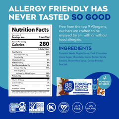 88 Acres Pumpkin Seed Protein Bars fudge brownie individually wrapped, convenient snack