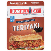 Bumble Bee Teriyaki Tuna Pouch ready to eat, portable protein for meals.