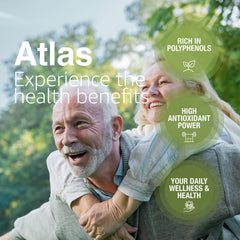 A ATLAS OLIVE OILS polyphenol rich olive oil amber bottle boosts flavor in meals