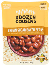 A Dozen Cousins Beans Baked Brown Sugar can front, premium pantry staple for easy weeknight meals.