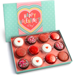 A Gift Inside Love Berries Oreo milk chocolate dunk shows a premium Valentine treat.