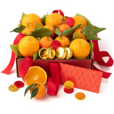 A Gift Inside Lunar New Year fruit and chocolate gift box, festive and shareable.