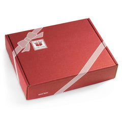A Gift Inside seagrass basket presentation with ribbon