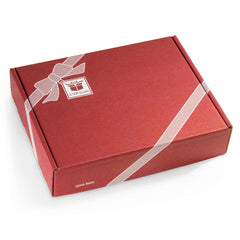 A Gift Inside popcorn and caramel tray, gooey goodness in an elegant gift.