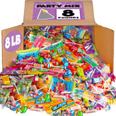 A Great Surprise 8-pound candy bulk mix in colorful assortment, ideal for party tables and displays.