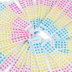 A Great Surprise Candy Buttons Strips vintage style candy dots evoke retro celebrations.