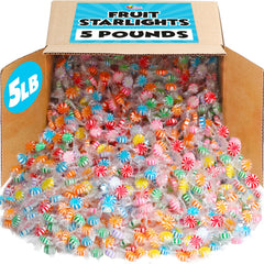 A Great Surprise Fruit Flavored Starlights 5lb bag ready to share at gatherings.