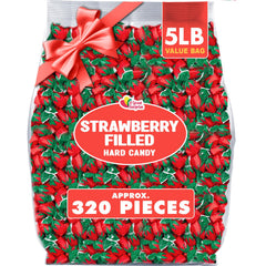 A Great Surprise strawberry hard candy bulk 5lb for party bowls and gatherings.