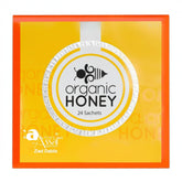 A KHAN EL ASSAL honey sachets display for convenient on-the-go use