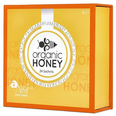 A KHAN EL ASSAL honey with bee pollen and ginseng close-up showing ingredients