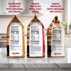 Mandarin Original noodles pack from A-SHA, perfect for versatile stir-fries and ramen.