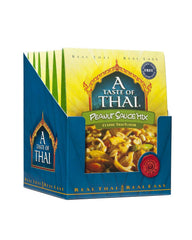 A Taste of Thai peanut sauce mix two envelopes enable fresh sauce in minutes.