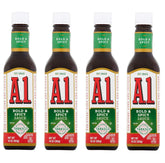 A.1 Bold & Spicy Sauce bottle tabasco enhances grilled steaks and burgers.
