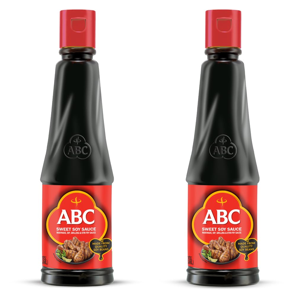 ABC Sweet Soy bottle front showcases rich, savory glaze for meals.
