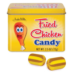 Accoutrements fried chicken candy tin, a playful conversation starter and quirky snack.