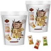 Achva Halva Mini Bars packaging shows three flavors for convenient vegan snacking.