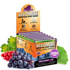 Acli-Mate Mountain Grape carton ready for on-the-go hydration during adventures.