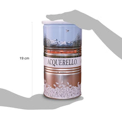 Acquerello Carnaroli packaging closeup reveals premium rice quality and care.