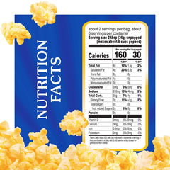 ACT II Xtreme Butter microwave bag in use for fast, savory snack time.