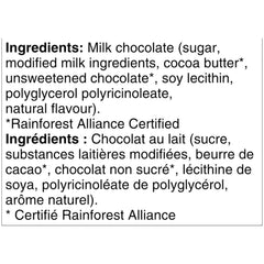 Aero Milk Chocolate bars close-up shows airy bubbles and creamy melt.
