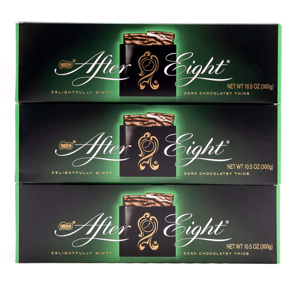 After Eight Dark Mint Thins front-pack view, perfect for sharing