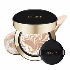 AGE 20's Signature Essence Pact compact case shown, portable for on-the-go touch-ups.