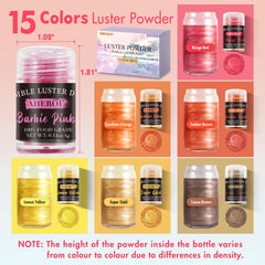 Aheroi glitter powder adds shimmer to drinks and cocktails.