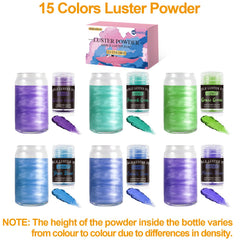 Aheroi luster dust cap design enables clean, even sprinkling.