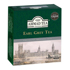 Ahmad Tea Earl Grey Kenya leaves close-up conveys bright, brisk flavor base.