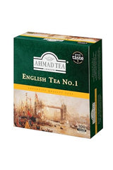 Ahmad Tea English No.1 foiled envelope teabags—convenient, consistent flavor.