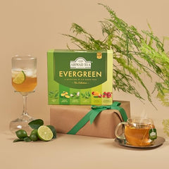 Ahmad Tea Jasmine Romance teabag releasing floral aroma for a relaxing break